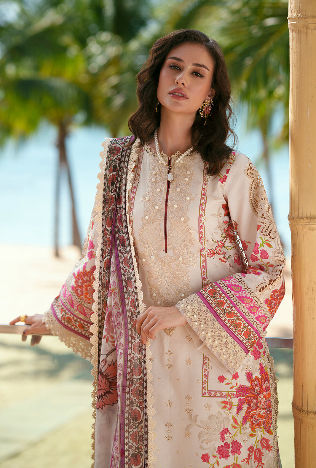 AJR Couture | Printed Chikankari 26 | Aira - Designer Dress - Type : Ladies Clothes - Available at Libayah - 100% Original
