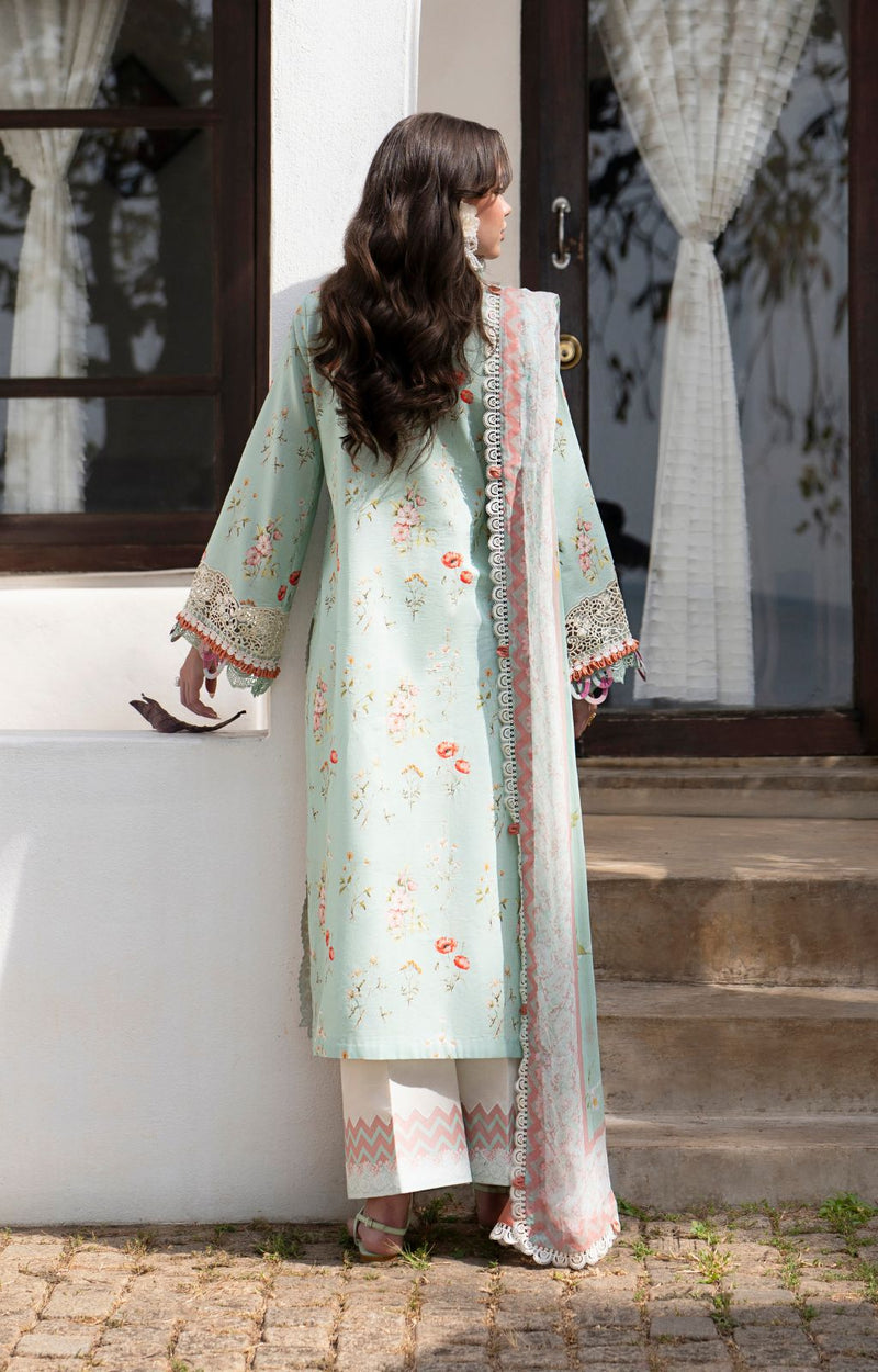 AJR Couture | Printakari Lawn 25 | Aqua by AJR Couture - Designer Dress - Type: Ladies Clothes - Available at Libayah - 100% Original