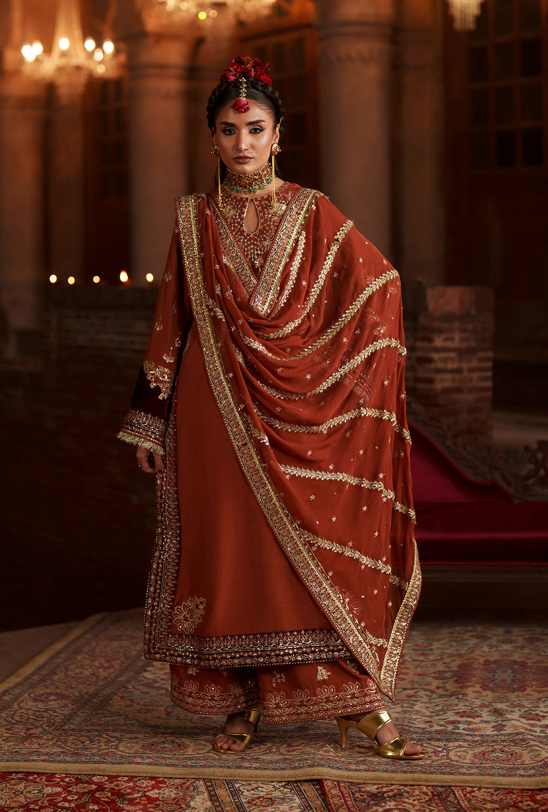 AJR Couture | Meharma The Silk Edit | Husnaara by AJR Couture - Designer Dress  - Type : Ladies Clothes - Available at Libayah - 100% Original 