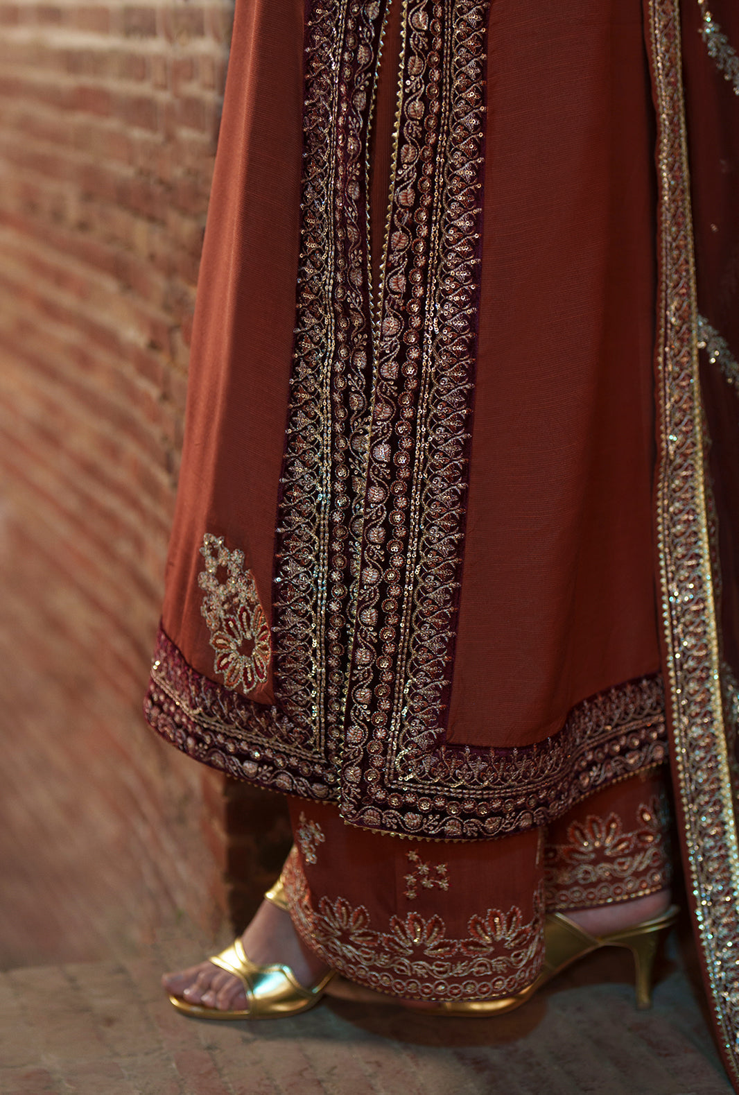 AJR Couture | Meharma The Silk Edit | Husnaara by AJR Couture - Designer Dress  - Type : Ladies Clothes - Available at Libayah - 100% Original 
