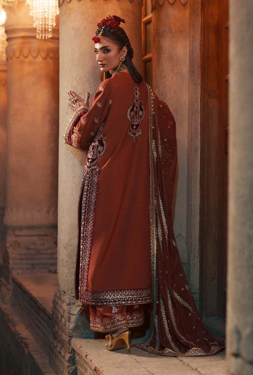 AJR Couture | Meharma The Silk Edit | Husnaara by AJR Couture - Designer Dress  - Type : Ladies Clothes - Available at Libayah - 100% Original 