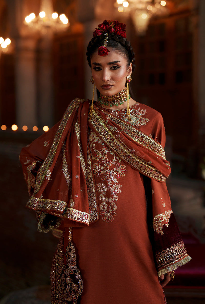 AJR Couture | Meharma The Silk Edit | Husnaara by AJR Couture - Designer Dress  - Type : Ladies Clothes - Available at Libayah - 100% Original 