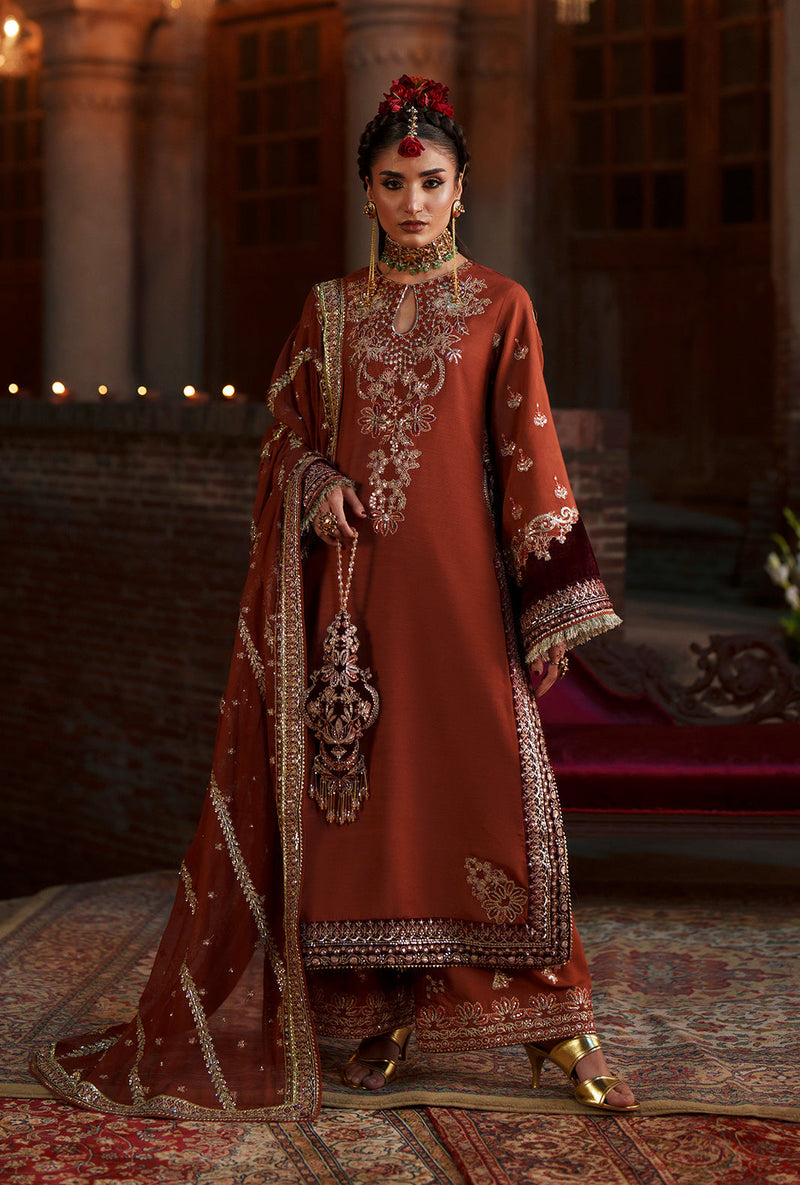 AJR Couture | Meharma The Silk Edit | Husnaara by AJR Couture - Designer Dress  - Type : Ladies Clothes - Available at Libayah - 100% Original 