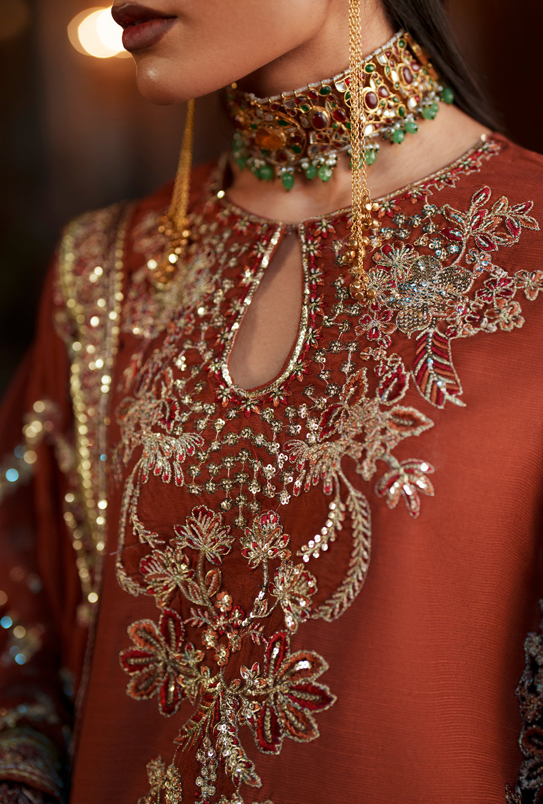 AJR Couture | Meharma The Silk Edit | Husnaara by AJR Couture - Designer Dress  - Type : Ladies Clothes - Available at Libayah - 100% Original 