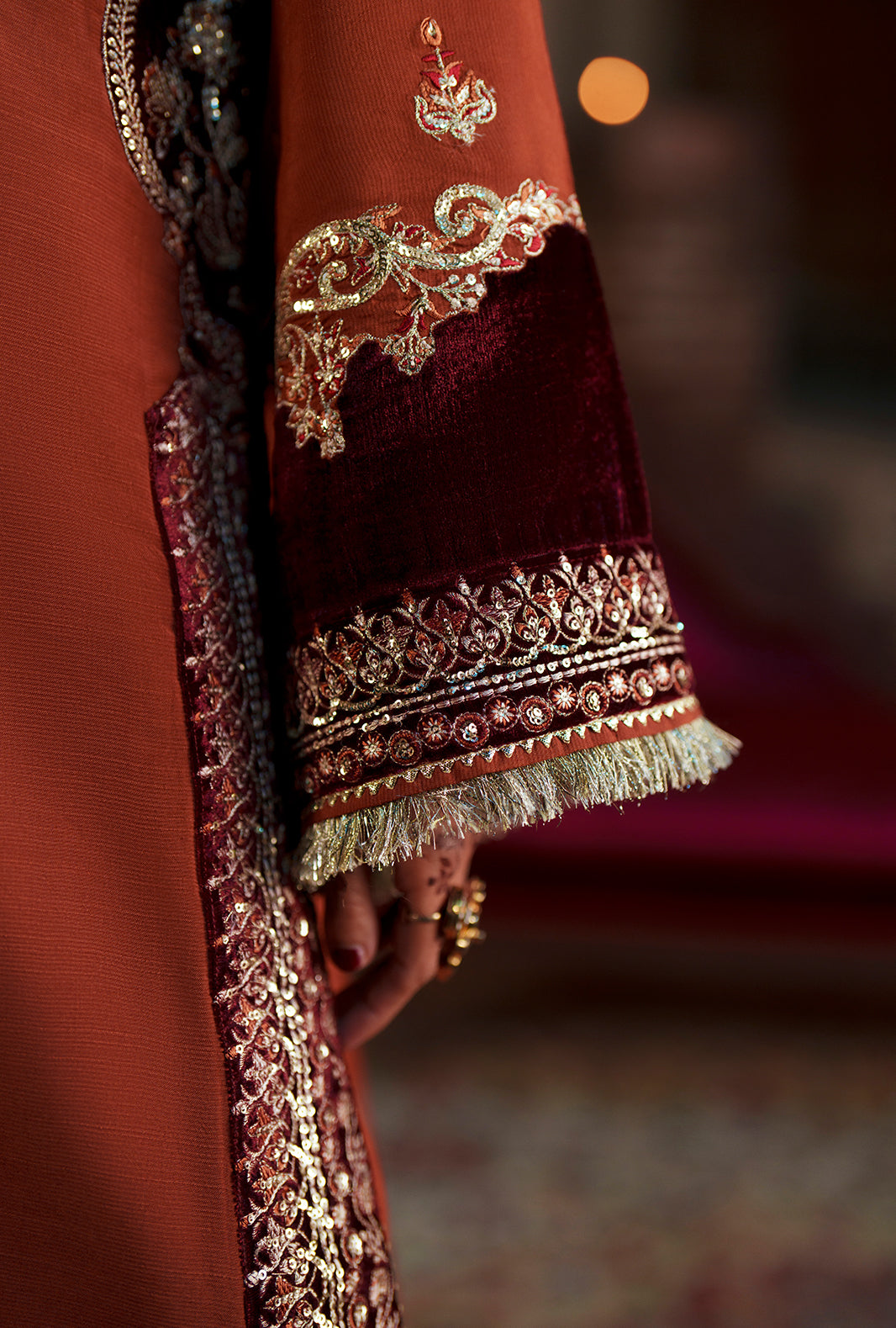 AJR Couture | Meharma The Silk Edit | Husnaara by AJR Couture - Designer Dress  - Type : Ladies Clothes - Available at Libayah - 100% Original 