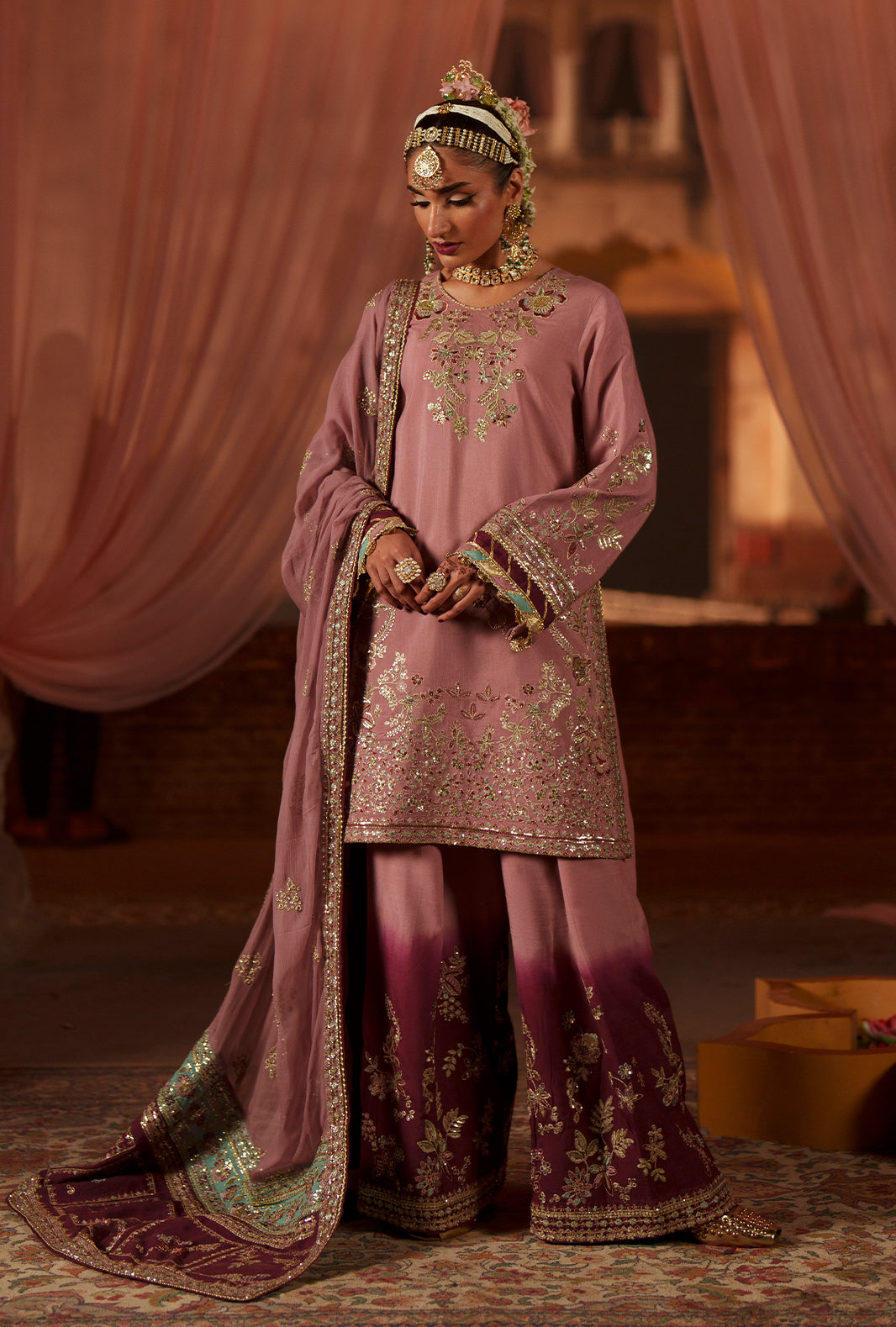 AJR Couture | Meharma The Silk Edit | Aylaa by AJR Couture - Designer Dress  - Type : Ladies Clothes - Available at Libayah - 100% Original 