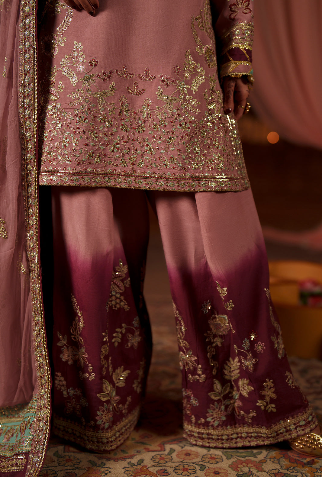 AJR Couture | Meharma The Silk Edit | Aylaa by AJR Couture - Designer Dress  - Type : Ladies Clothes - Available at Libayah - 100% Original 