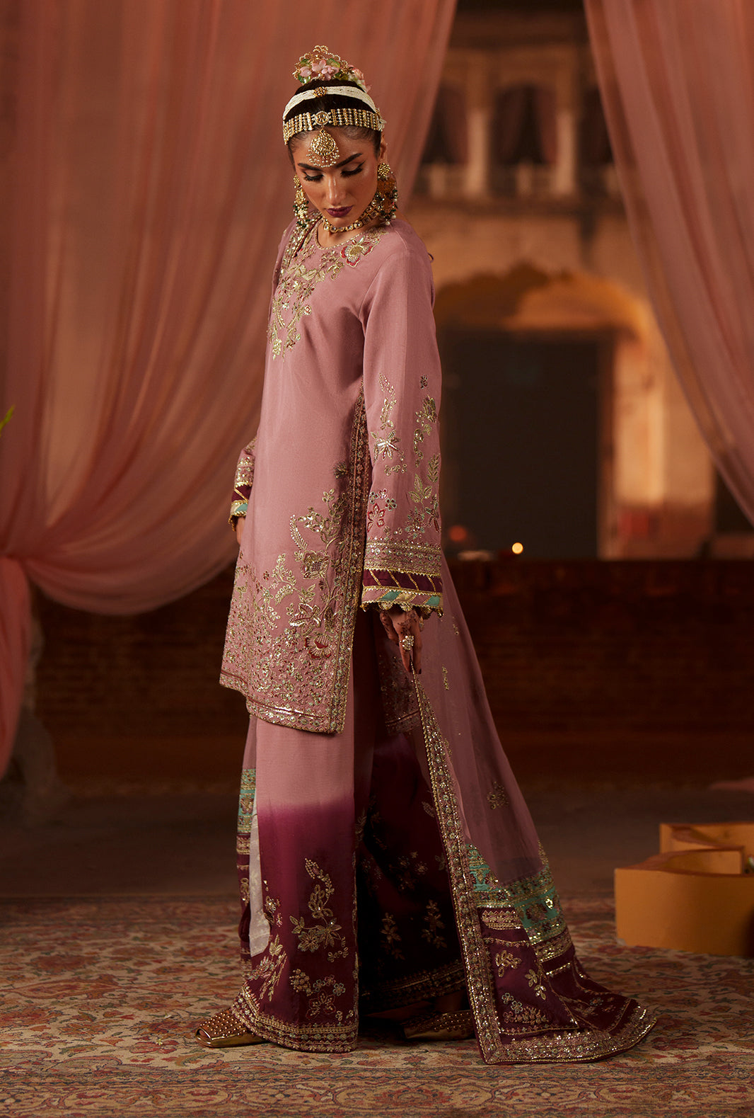 AJR Couture | Meharma The Silk Edit | Aylaa by AJR Couture - Designer Dress  - Type : Ladies Clothes - Available at Libayah - 100% Original 