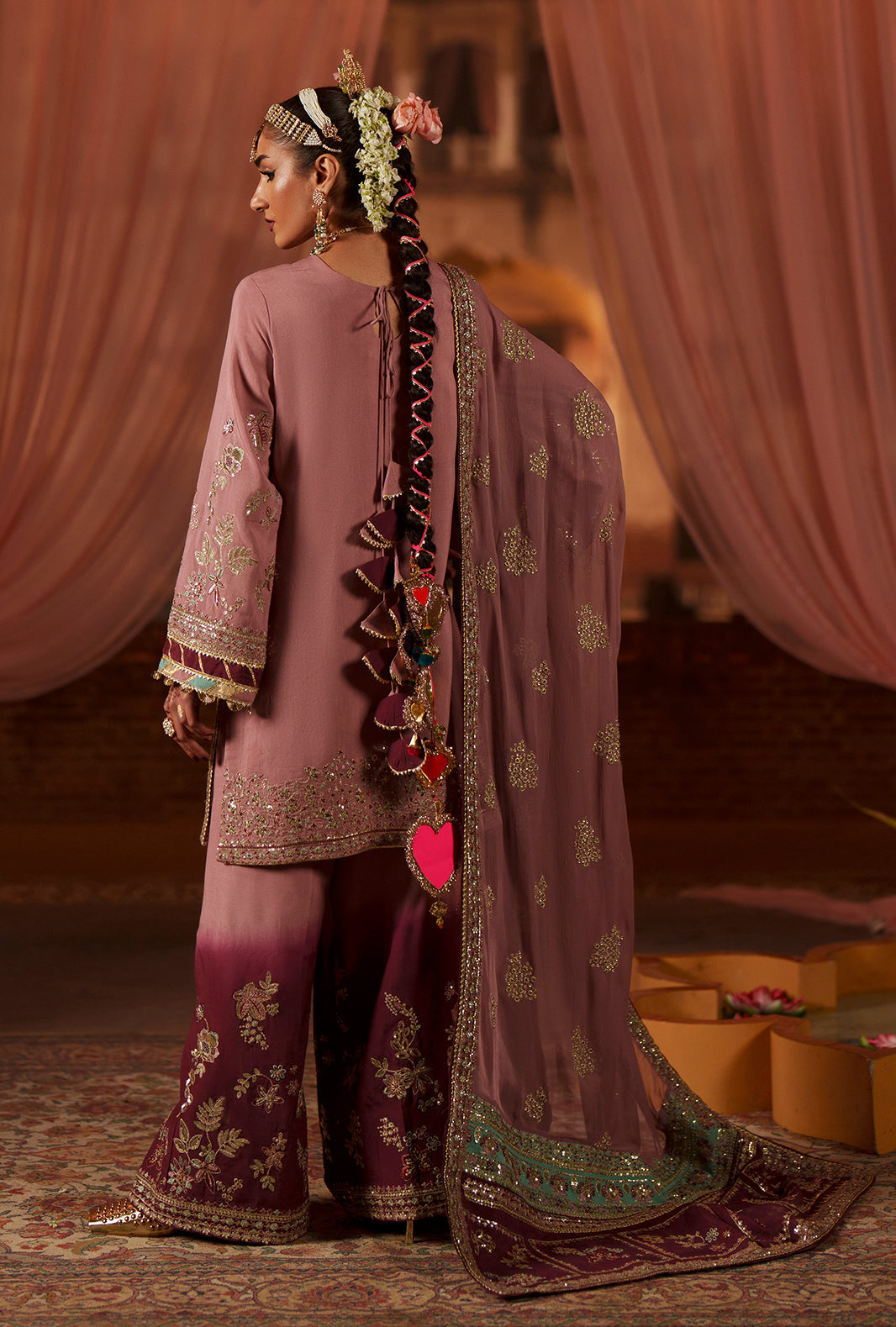 AJR Couture | Meharma The Silk Edit | Aylaa by AJR Couture - Designer Dress  - Type : Ladies Clothes - Available at Libayah - 100% Original 