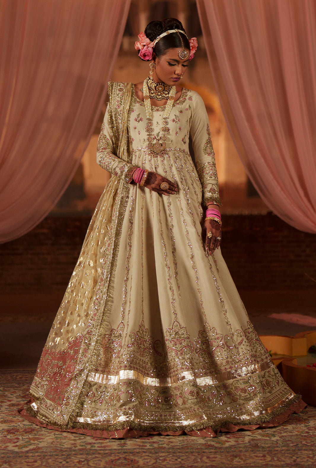 AJR Couture | Meharma The Silk Edit | Shehnai by AJR Couture - Designer Dress  - Type : Ladies Clothes - Available at Libayah - 100% Original 