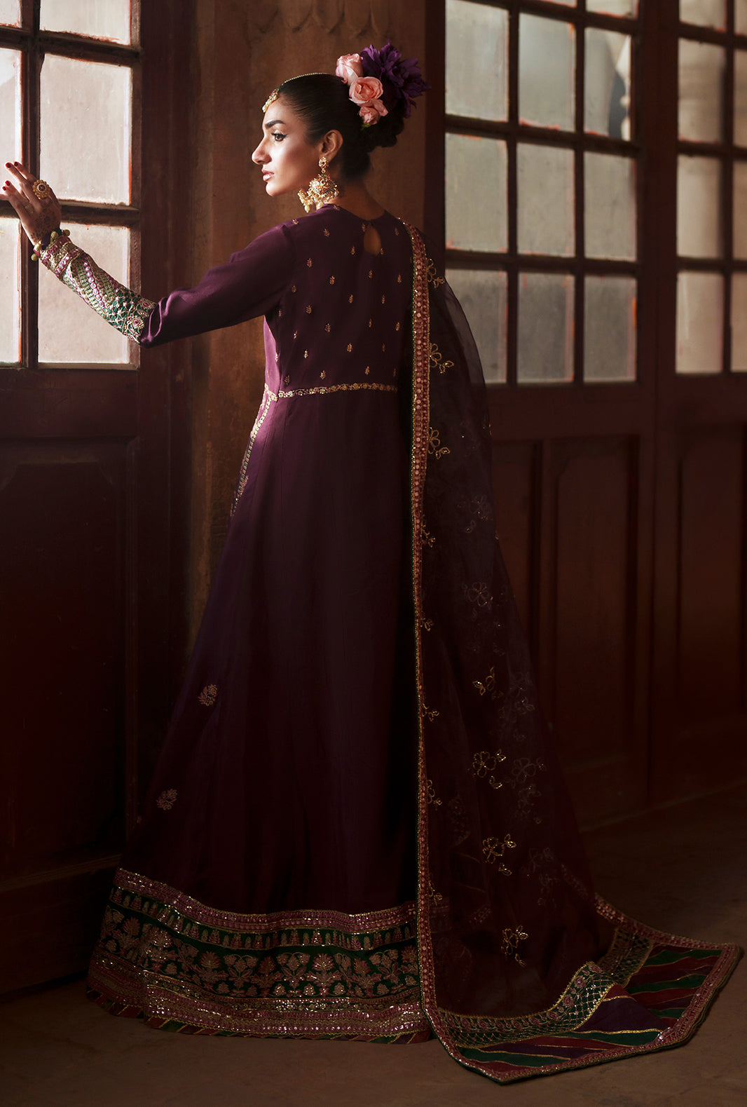 AJR Couture | Meharma The Silk Edit | Nazneen by AJR Couture - Designer Dress  - Type : Ladies Clothes - Available at Libayah - 100% Original 
