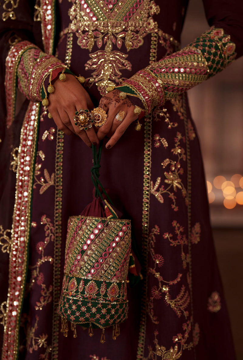 AJR Couture | Meharma The Silk Edit | Nazneen by AJR Couture - Designer Dress  - Type : Ladies Clothes - Available at Libayah - 100% Original 
