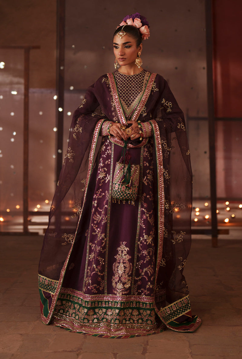 AJR Couture | Meharma The Silk Edit | Nazneen by AJR Couture - Designer Dress  - Type : Ladies Clothes - Available at Libayah - 100% Original 