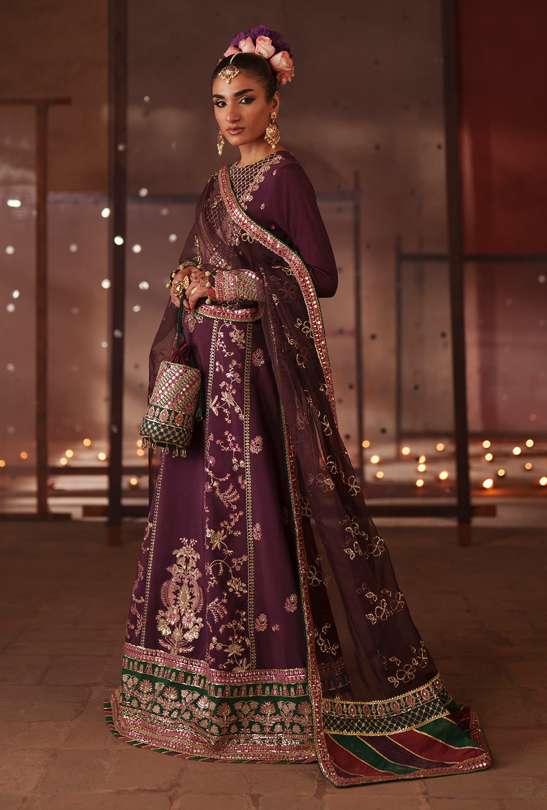 AJR Couture | Meharma The Silk Edit | Nazneen by AJR Couture - Designer Dress  - Type : Ladies Clothes - Available at Libayah - 100% Original 