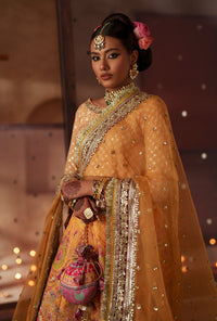 AJR Couture | Meharma The Silk Edit | Aab-E-Zar by AJR Couture - Designer Dress  - Type : Ladies Clothes - Available at Libayah - 100% Original 