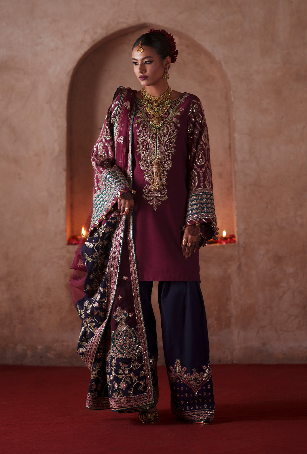 AJR Couture | Meharma The Silk Edit | Haya by AJR Couture - Designer Dress  - Type : Ladies Clothes - Available at Libayah - 100% Original 