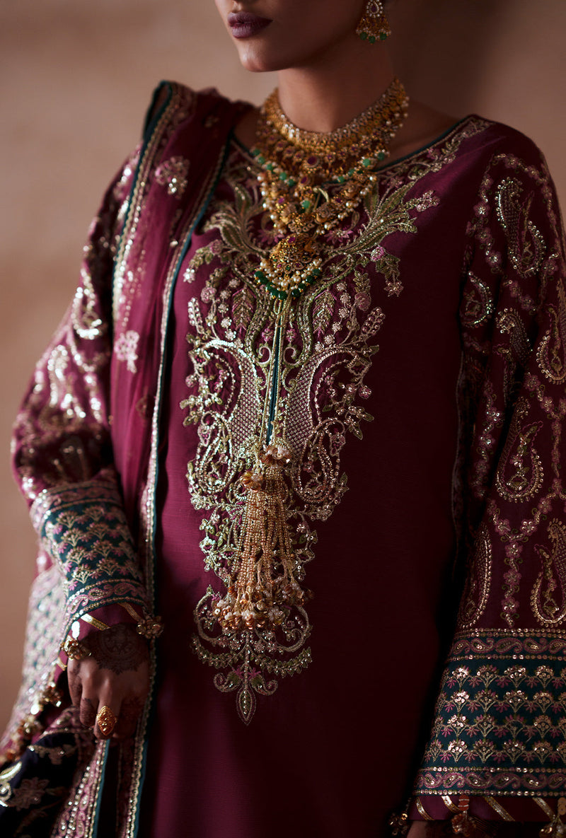 AJR Couture | Meharma The Silk Edit | Haya by AJR Couture - Designer Dress  - Type : Ladies Clothes - Available at Libayah - 100% Original 