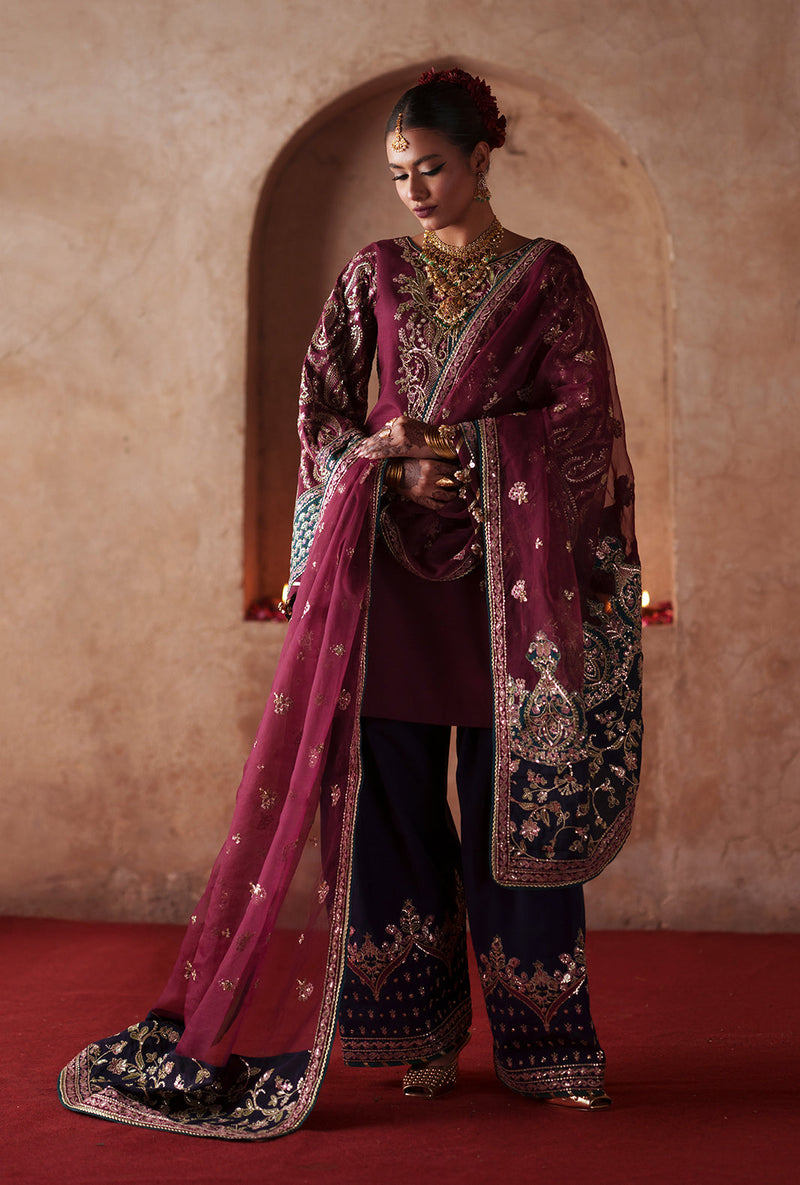 AJR Couture | Meharma The Silk Edit | Haya by AJR Couture - Designer Dress  - Type : Ladies Clothes - Available at Libayah - 100% Original 