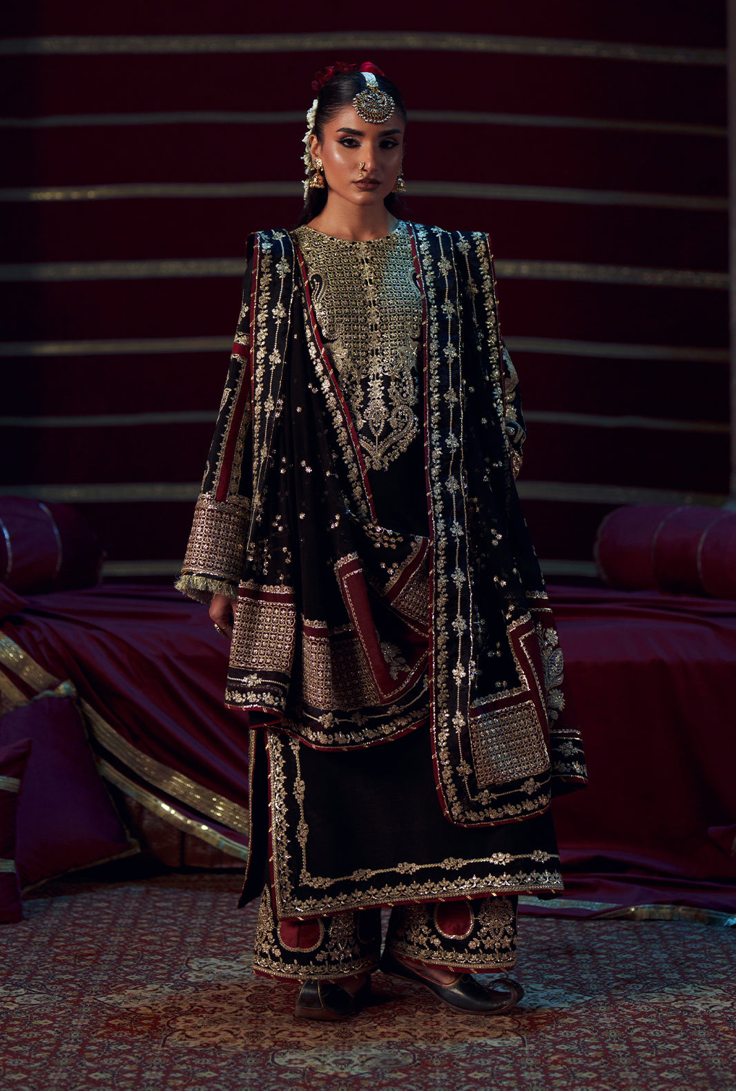 AJR Couture | Meharma The Silk Edit | Lamsa by AJR Couture - Designer Dress  - Type : Ladies Clothes - Available at Libayah - 100% Original 
