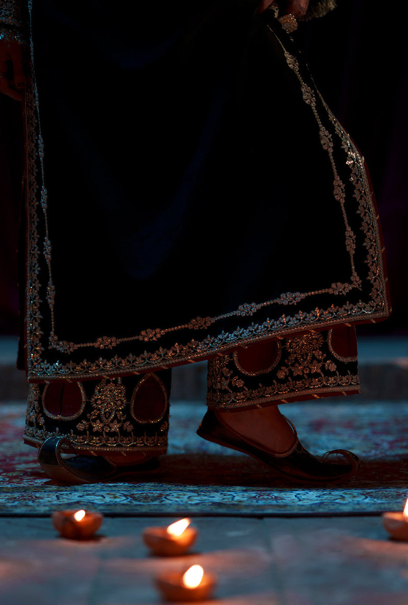 AJR Couture | Meharma The Silk Edit | Lamsa by AJR Couture - Designer Dress  - Type : Ladies Clothes - Available at Libayah - 100% Original 