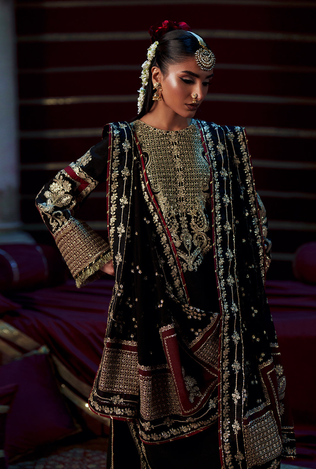 AJR Couture | Meharma The Silk Edit | Lamsa by AJR Couture - Designer Dress  - Type : Ladies Clothes - Available at Libayah - 100% Original 