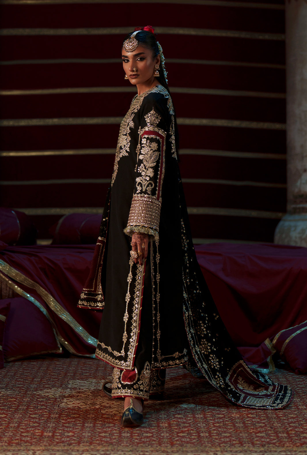 AJR Couture | Meharma The Silk Edit | Lamsa by AJR Couture - Designer Dress  - Type : Ladies Clothes - Available at Libayah - 100% Original 
