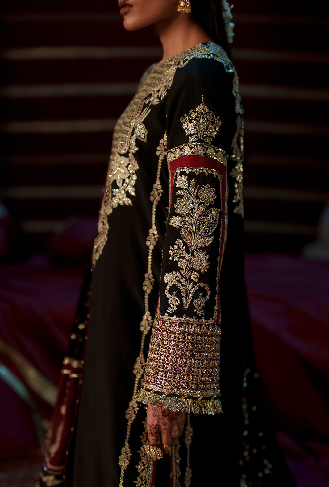 AJR Couture | Meharma The Silk Edit | Lamsa by AJR Couture - Designer Dress  - Type : Ladies Clothes - Available at Libayah - 100% Original 