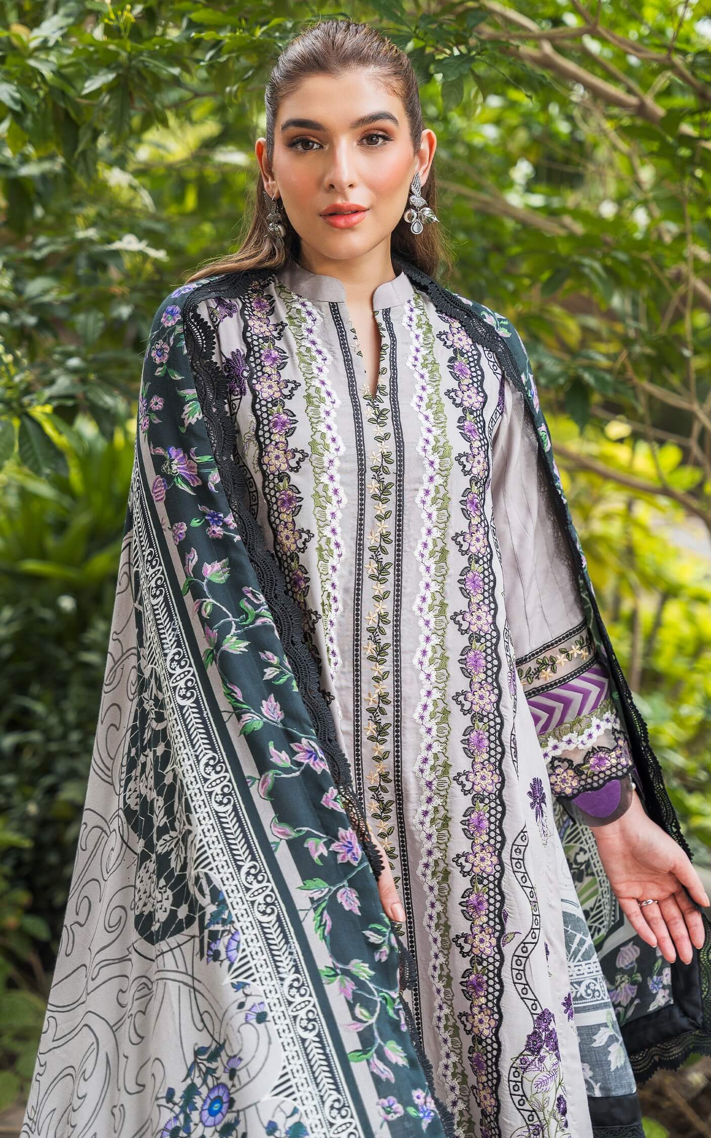 Asifa and Nabeel | Luxury Winter 24 | ASHY WL-06 by Asifa and Nabeel - Designer Dress - Type: Ladies Clothes - Available at Libayah - 100% Original