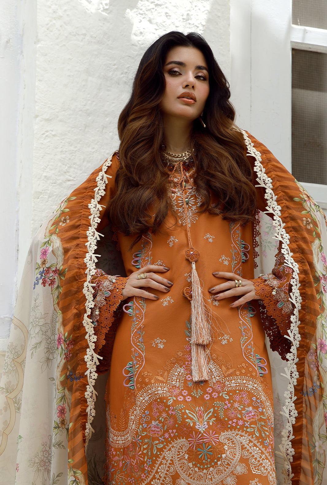 Afrozeh | Basic Pret 26 RTW | NACRE by Afrozeh - Designer Dress  - Type : Ladies Clothes - Available at Libayah - 100% Original 