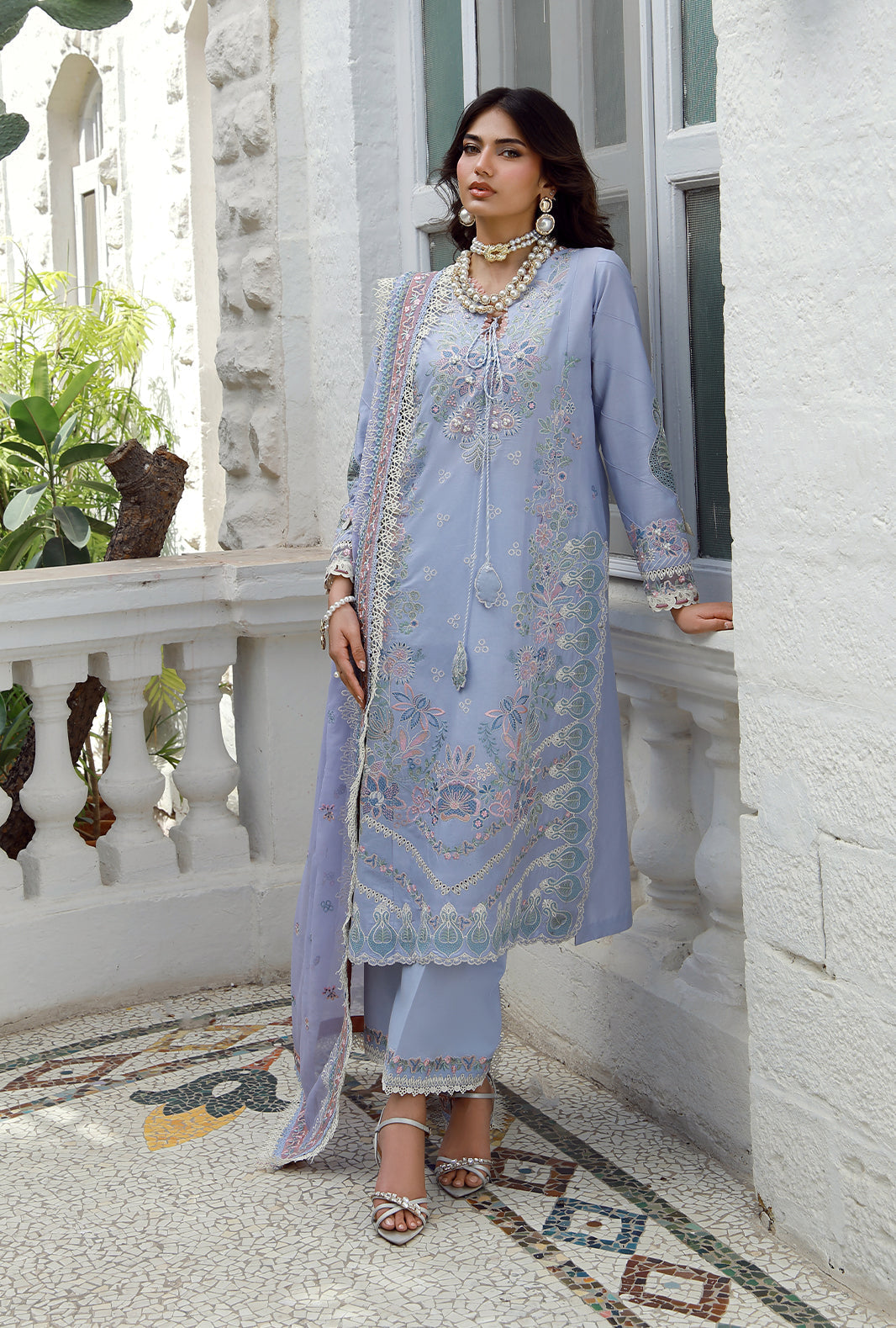 Afrozeh | Basic Pret 26 RTW | NACRE by Afrozeh - Designer Dress  - Type : Ladies Clothes - Available at Libayah - 100% Original 