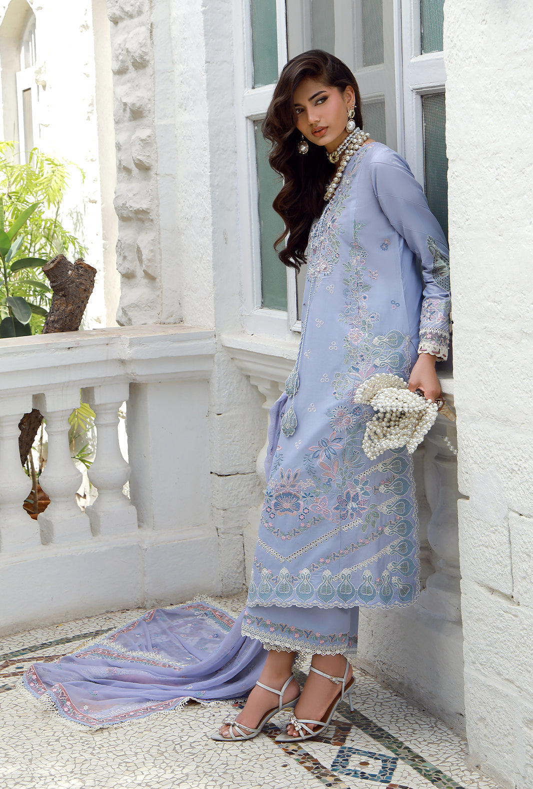 Afrozeh | Basic Pret 26 RTW | NACRE by Afrozeh - Designer Dress  - Type : Ladies Clothes - Available at Libayah - 100% Original 