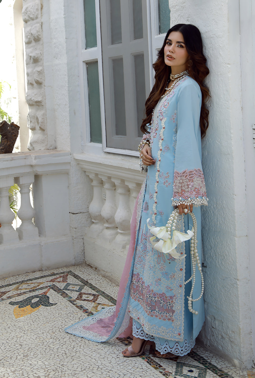 Afrozeh | Basic Pret 26 RTW | NACRE by Afrozeh - Designer Dress  - Type : Ladies Clothes - Available at Libayah - 100% Original 