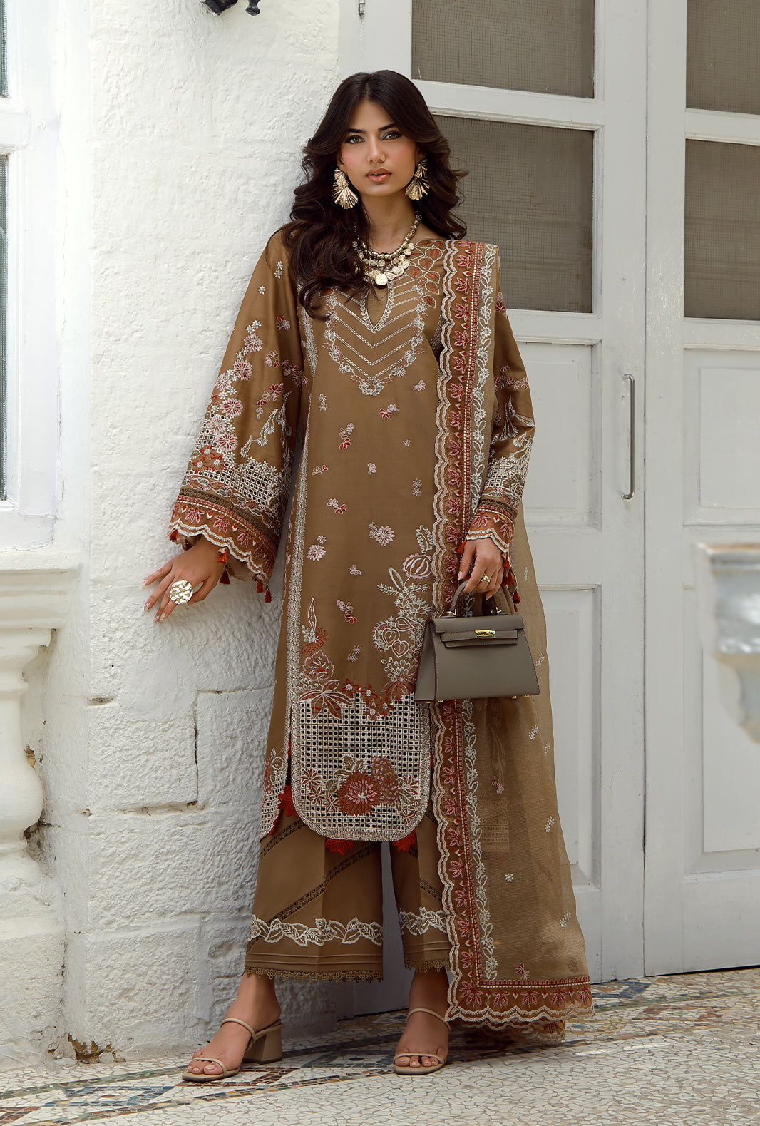 Afrozeh | Basic Pret 26 RTW | NACRE by Afrozeh - Designer Dress  - Type : Ladies Clothes - Available at Libayah - 100% Original 