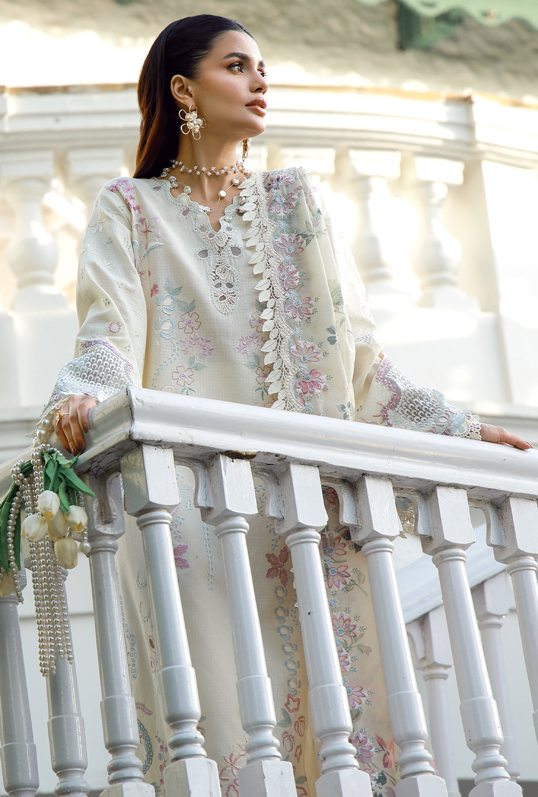 Afrozeh | Basic Pret 26 RTW | NACRE by Afrozeh - Designer Dress  - Type : Ladies Clothes - Available at Libayah - 100% Original 