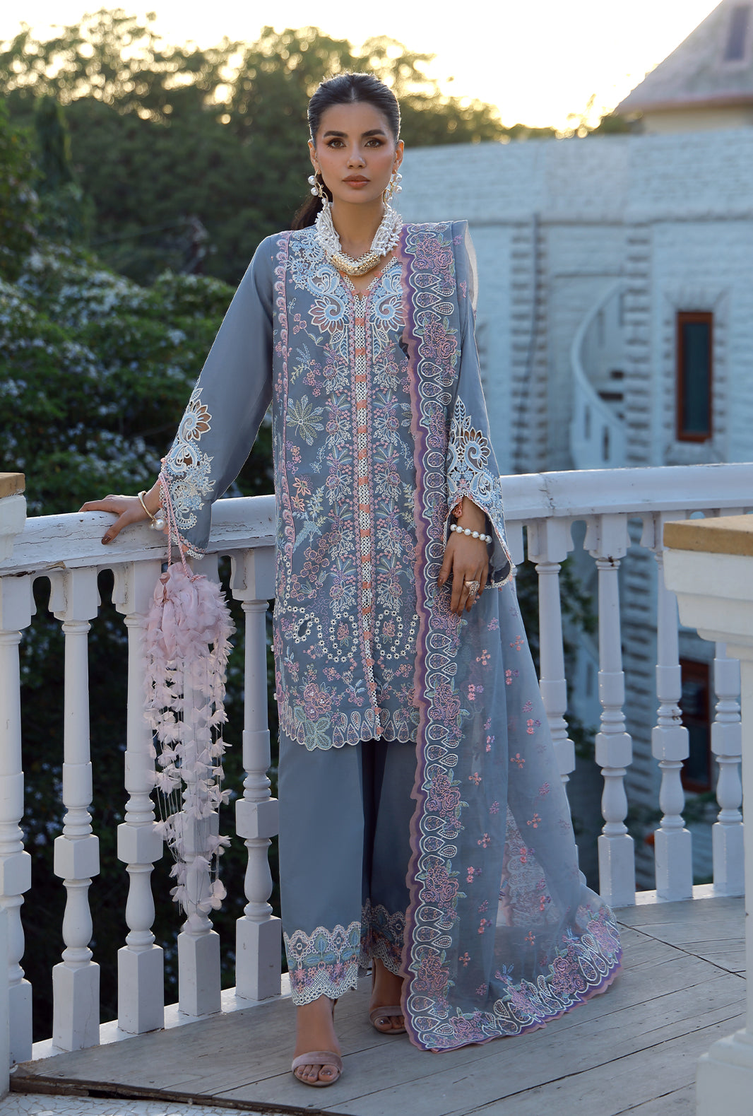 Afrozeh | Basic Pret 26 RTW | NACRE by Afrozeh - Designer Dress  - Type : Ladies Clothes - Available at Libayah - 100% Original 
