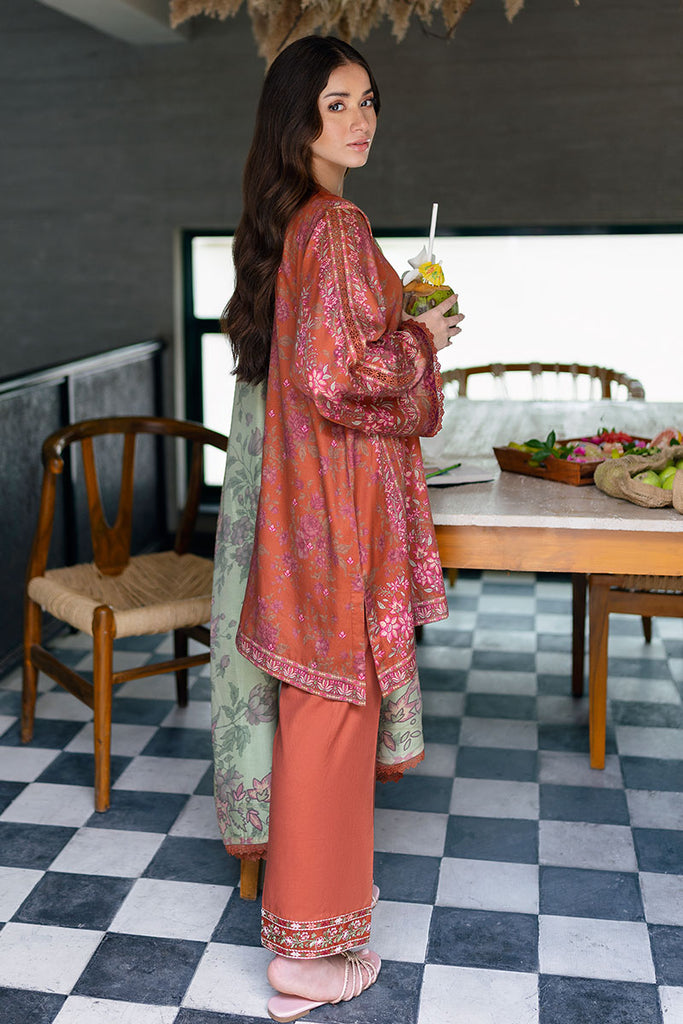 Cross Stitch | Cotton Satin 25 | AUTUMN GLAZE by Cross Stitch - Designer Dress  - Type : Ladies Clothes - Available at Libayah - 100% Original 