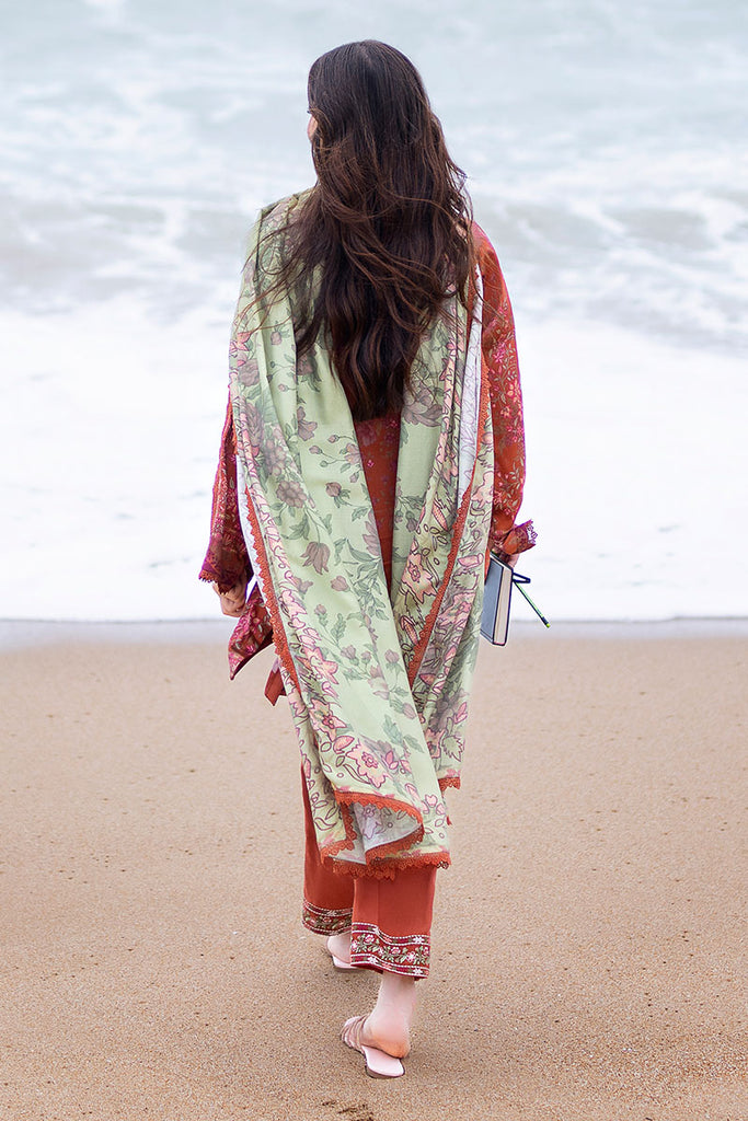 Cross Stitch | Cotton Satin 25 | AUTUMN GLAZE by Cross Stitch - Designer Dress  - Type : Ladies Clothes - Available at Libayah - 100% Original 