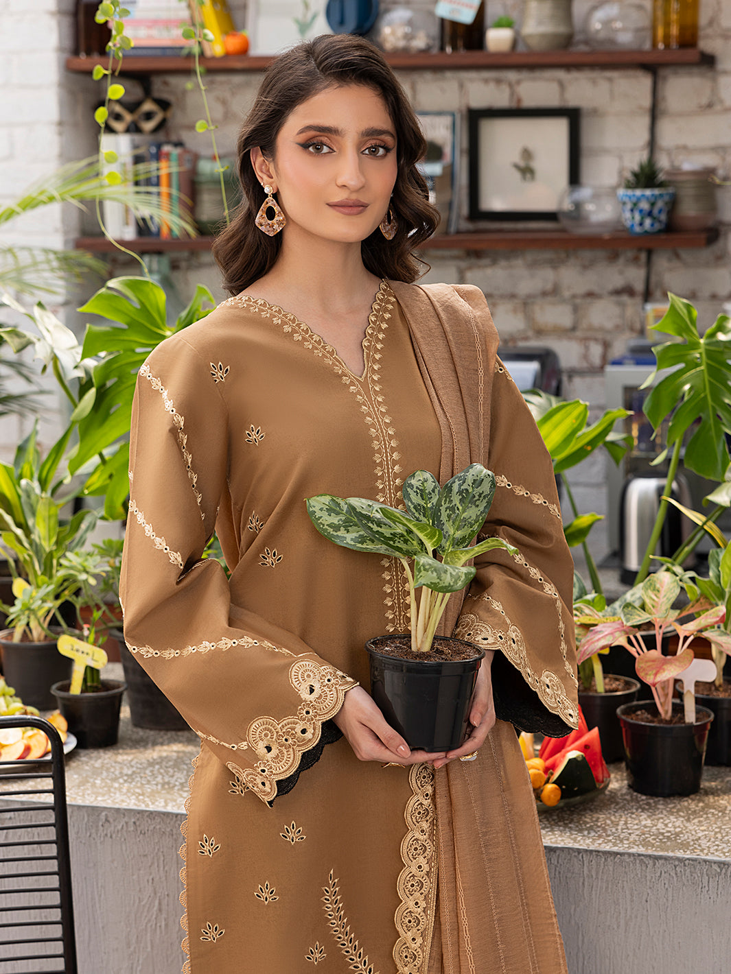 Izel | Meadow Muse Embroidered Lawn 25 | AVELA by Izel - Designer Dress - Type: Ladies Clothes - Available at Libayah - 100% Original