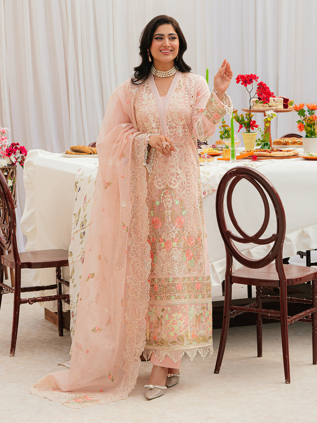 Mahnur | Allenura Luxury Lawn 24 | AZURE by Mahnur - Designer Dress - Type: Ladies Clothes - Available at Libayah - 100% Original