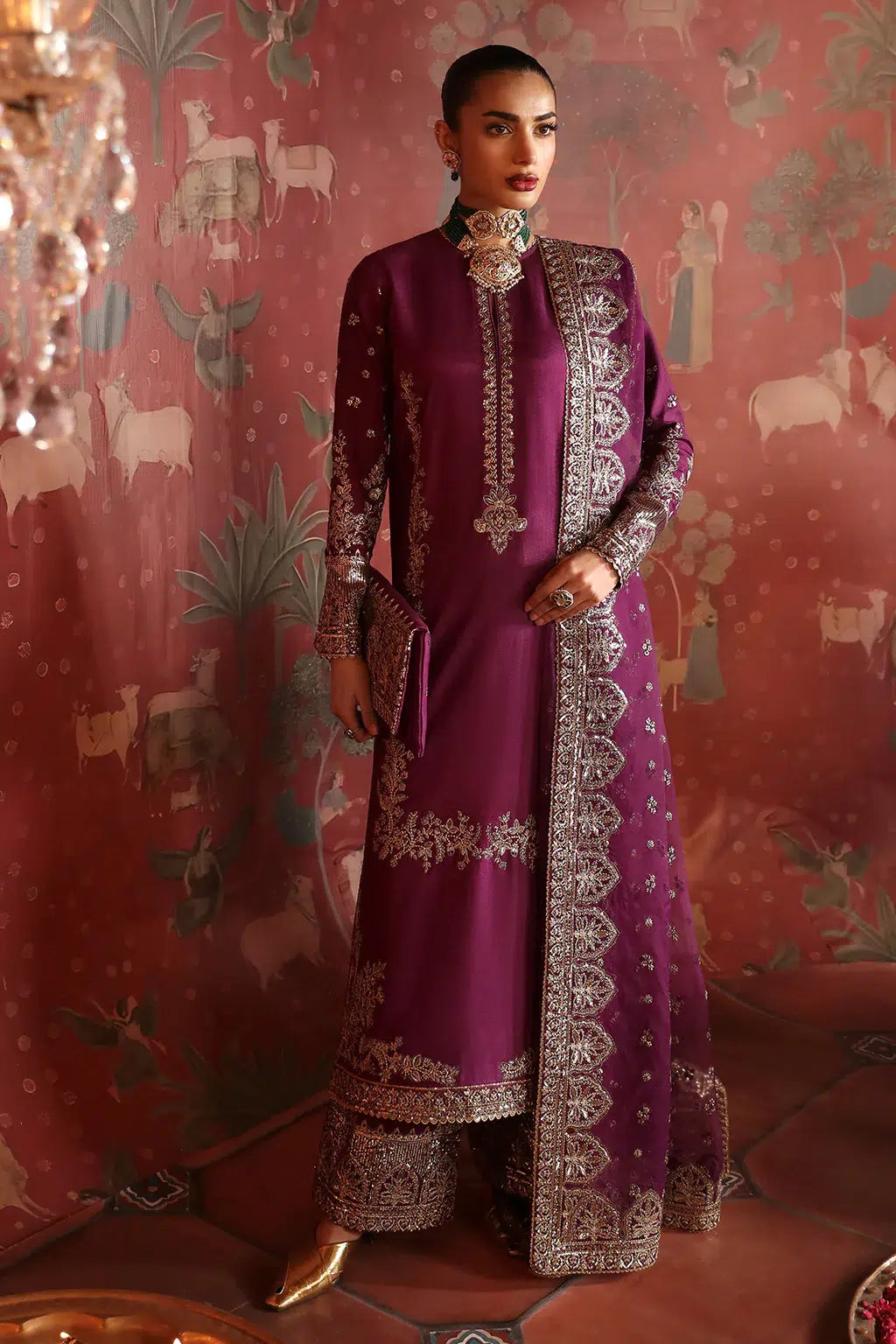Afrozeh | Divani Silk Edit 23 | Khushbu by Afrozeh - Designer Dress  - Type : Ladies Clothes - Available at Libayah - 100% Original 