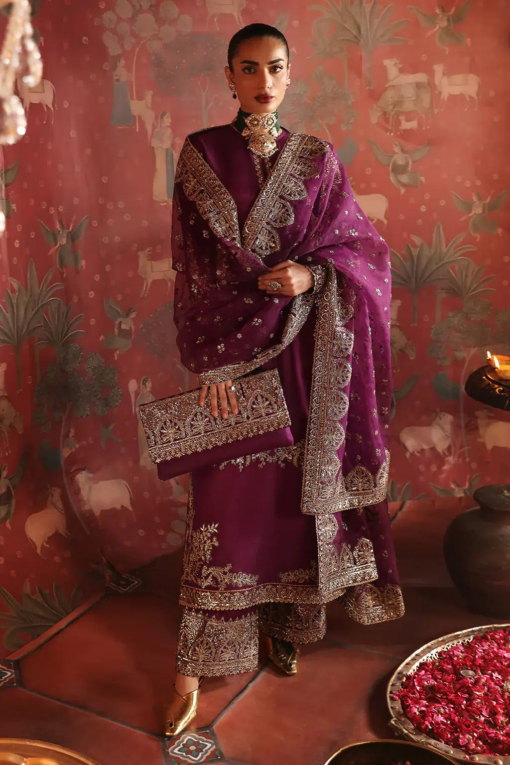 Afrozeh | Divani Silk Edit 23 | Khushbu by Afrozeh - Designer Dress  - Type : Ladies Clothes - Available at Libayah - 100% Original 