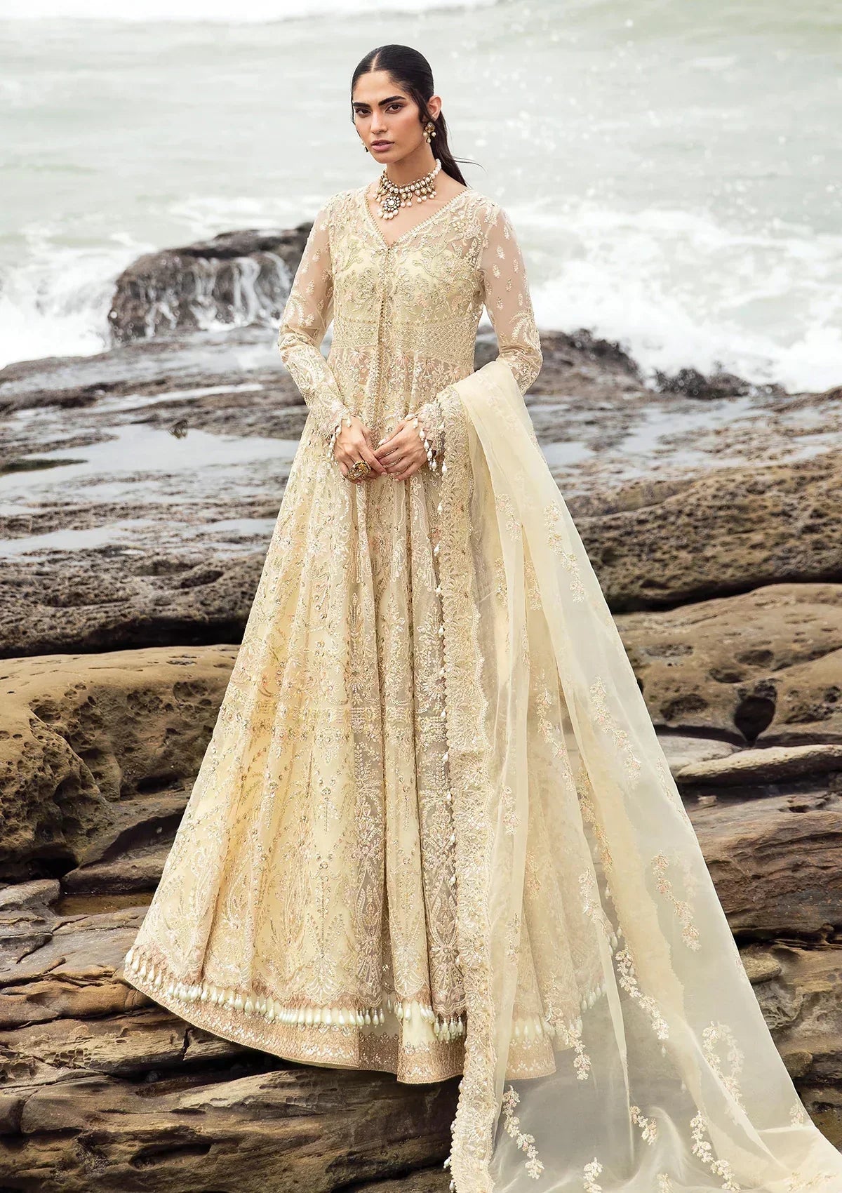 Afrozeh | Dastangoi Wedding Formal'24 | AWE-06 AROOHI by Afrozeh - Designer Dress  - Type : Ladies Clothes - Available at Libayah - 100% Original 