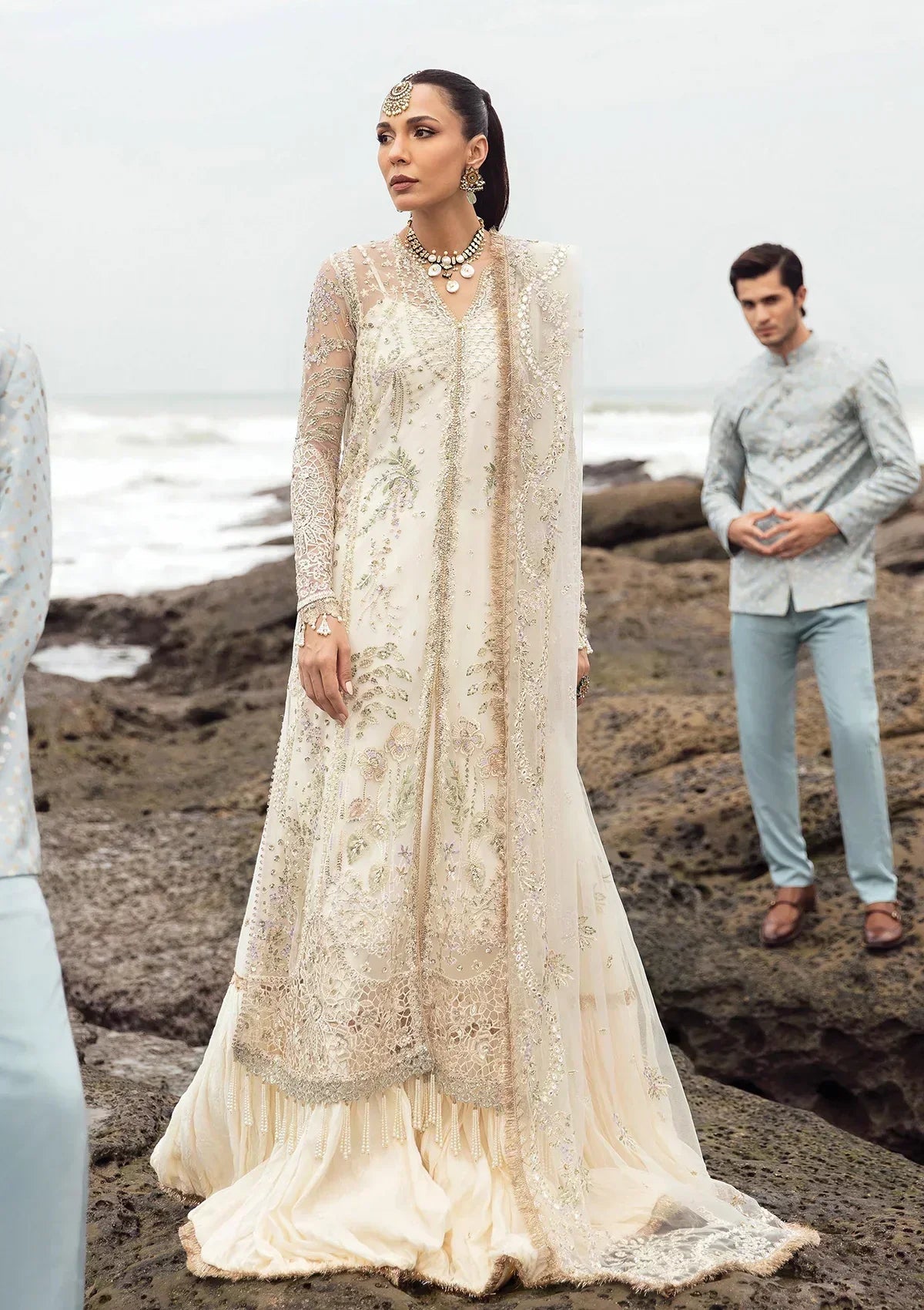 Afrozeh | Dastangoi Wedding Formal'24 | AWE-10 SHUGUFTA by Afrozeh - Designer Dress  - Type : Ladies Clothes - Available at Libayah - 100% Original 
