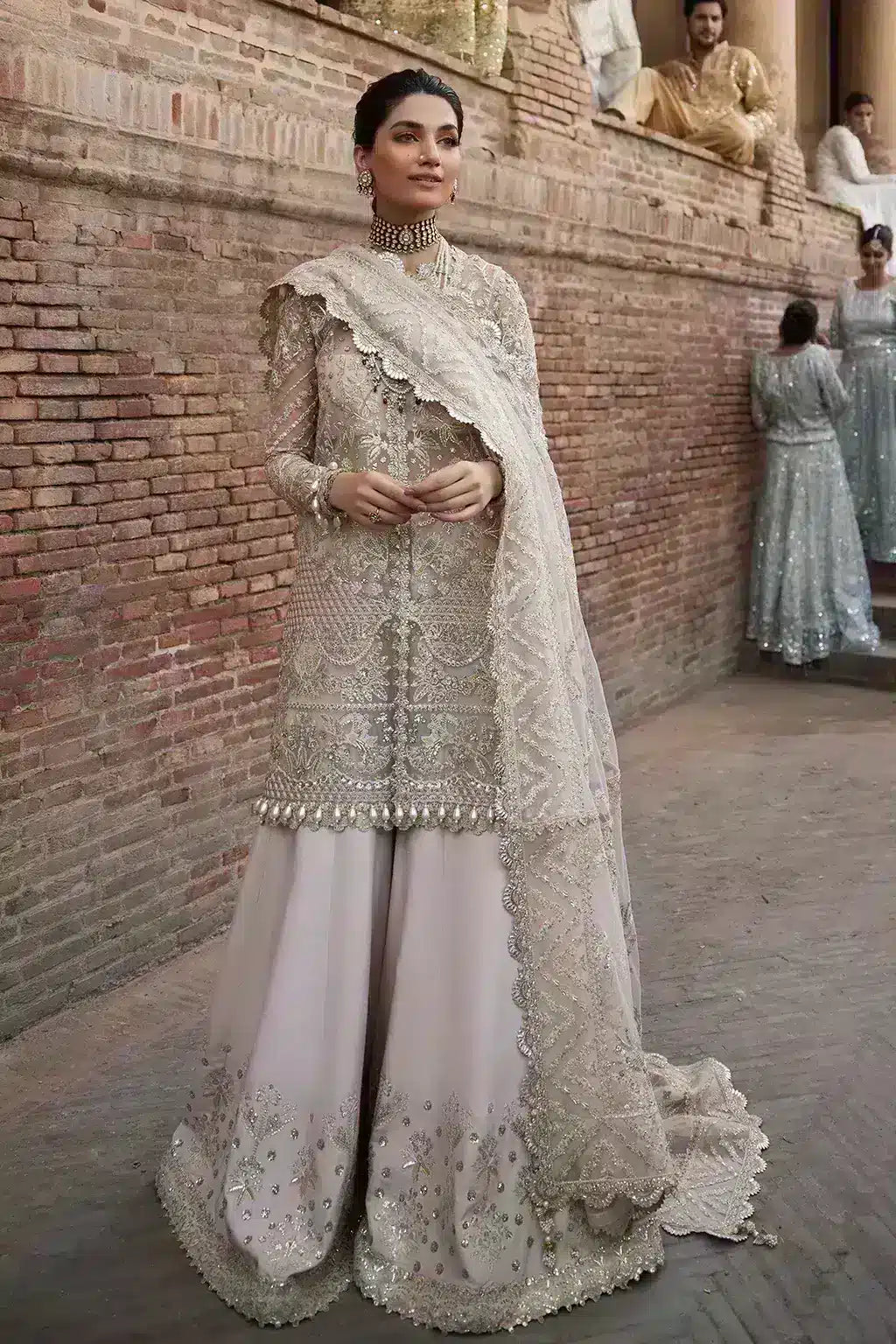 Afrozeh | Dastangoi Wedding Formals | Meharbano by Afrozeh - Designer Dress  - Type : Ladies Clothes - Available at Libayah - 100% Original 