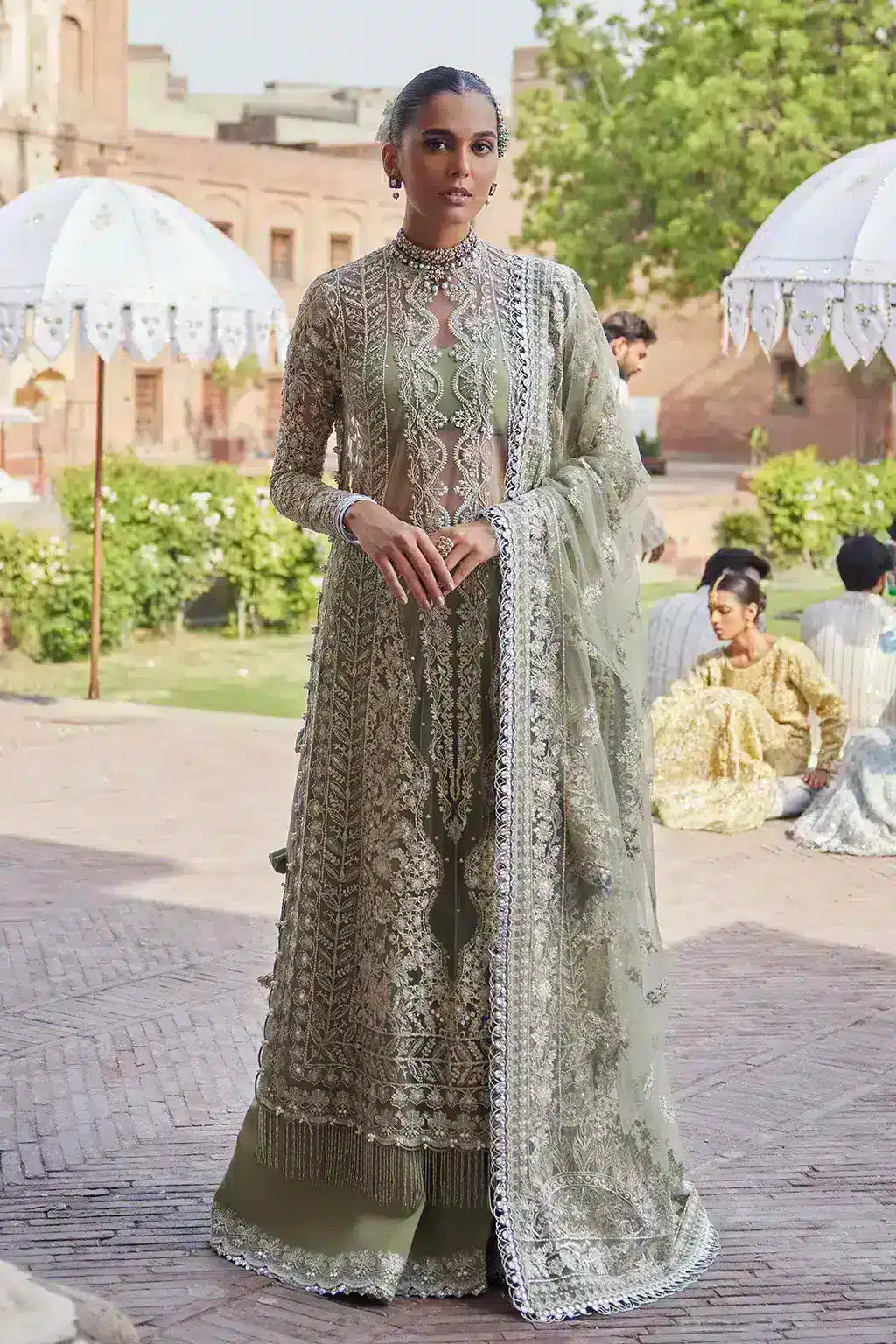 Afrozeh | Dastangoi Wedding Formals | Nigar by Afrozeh - Designer Dress  - Type : Ladies Clothes - Available at Libayah - 100% Original 