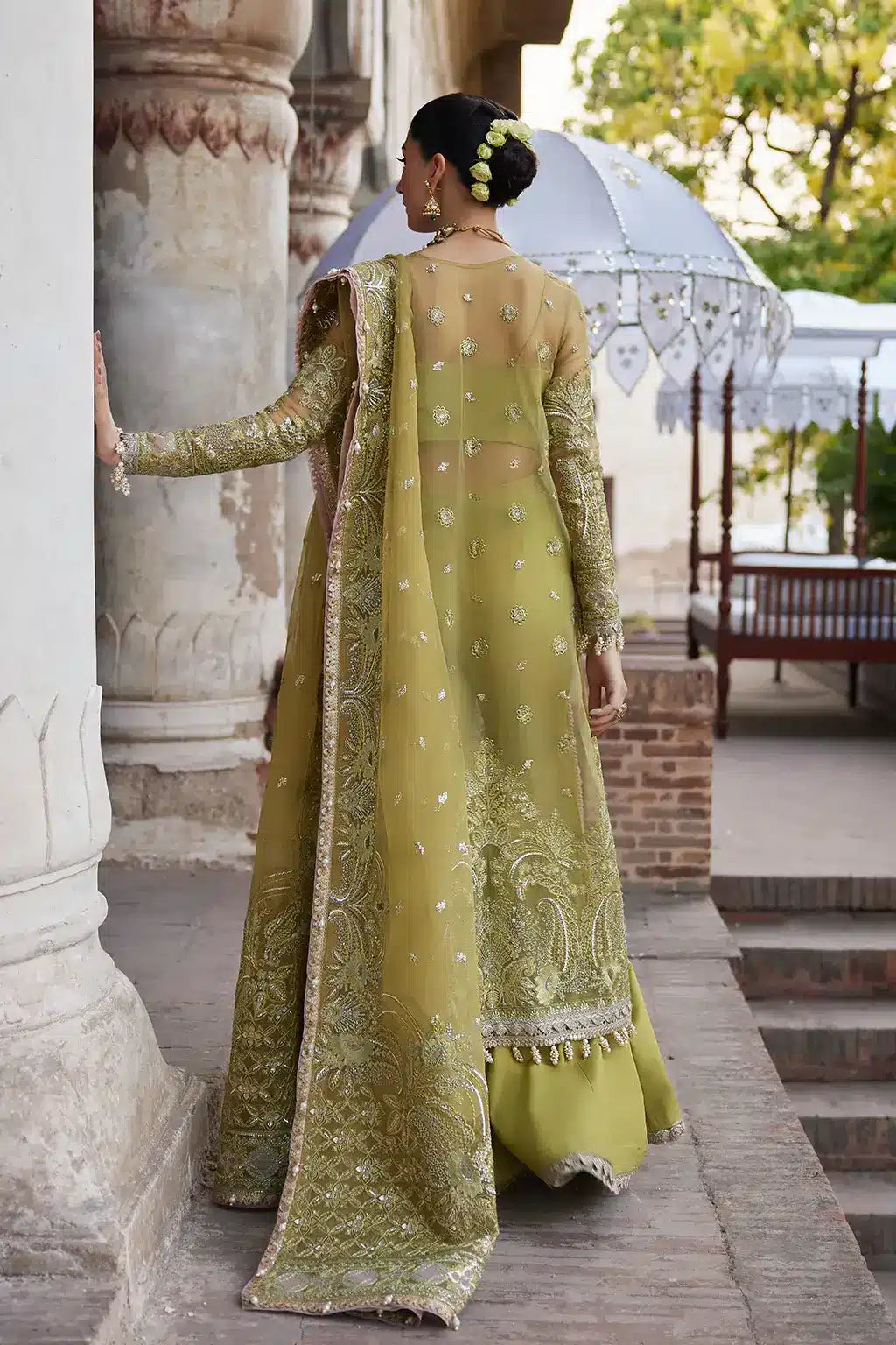 Afrozeh | Dastangoi Wedding Formals | Shehnaz by Afrozeh - Designer Dress  - Type : Ladies Clothes - Available at Libayah - 100% Original 