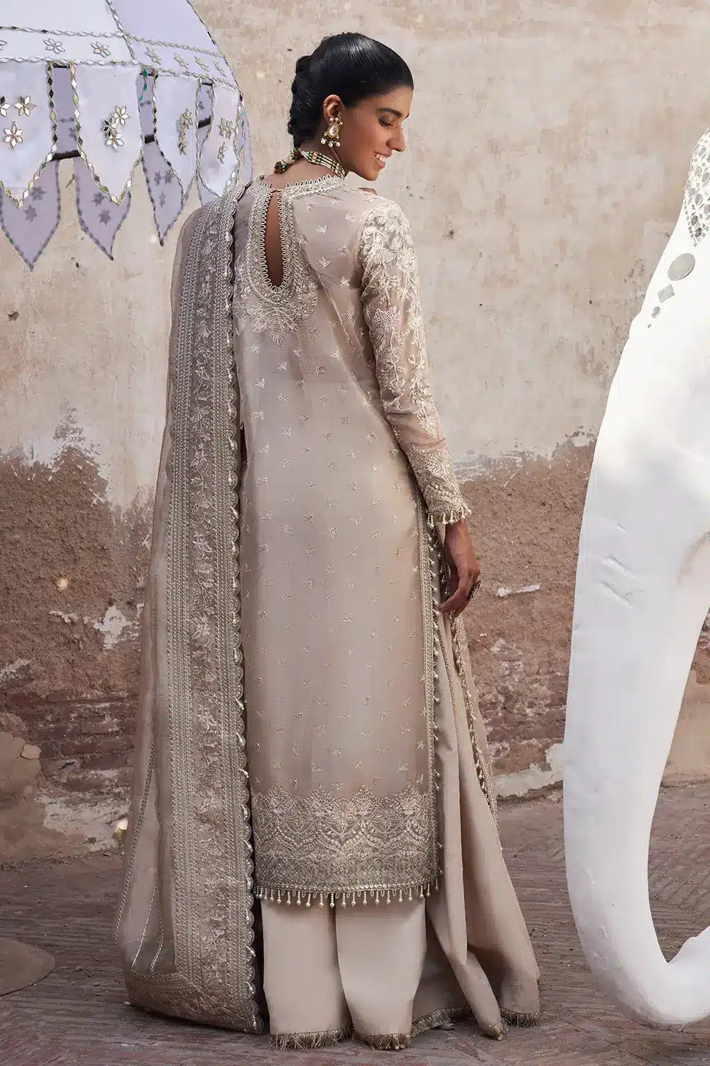 Afrozeh | Dastangoi Wedding Formals | Ulfat by Afrozeh - Designer Dress  - Type : Ladies Clothes - Available at Libayah - 100% Original 