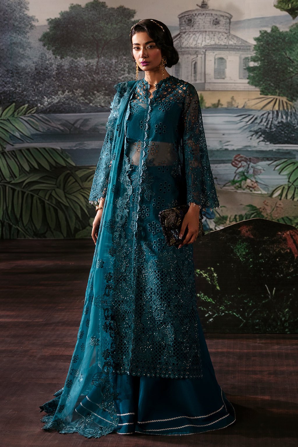Afrozeh | La Fuchsia Festive 24 | Alba by Afrozeh - Designer Dress  - Type : Ladies Clothes - Available at Libayah - 100% Original 