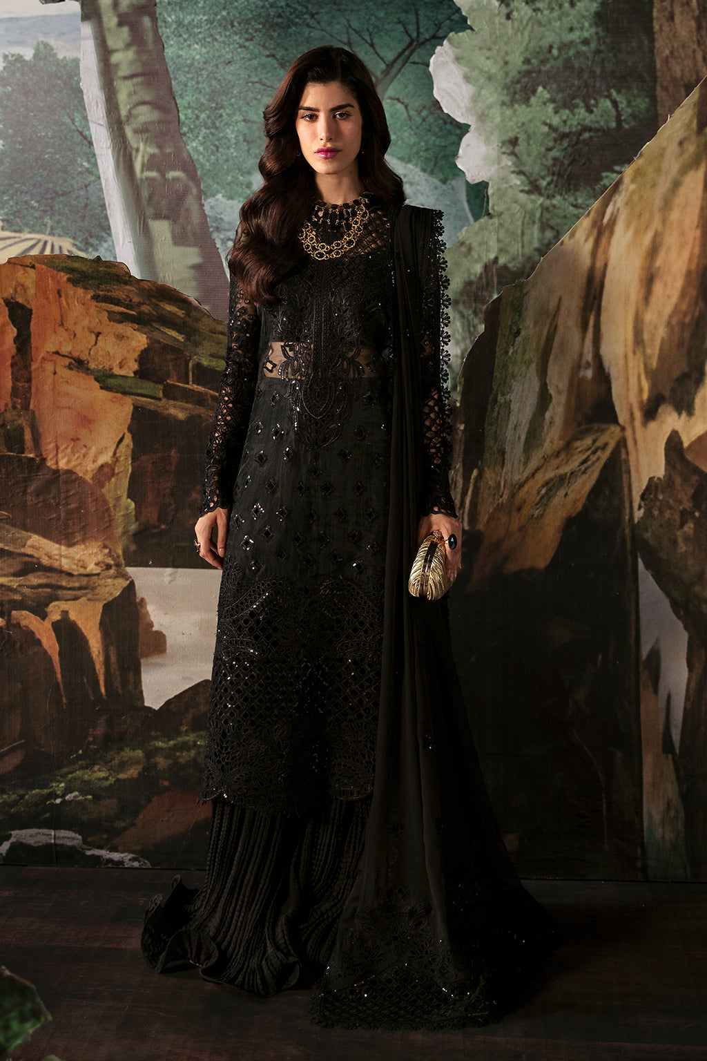 Afrozeh | La Fuchsia Festive 24 | Camilla by Afrozeh - Designer Dress  - Type : Ladies Clothes - Available at Libayah - 100% Original 