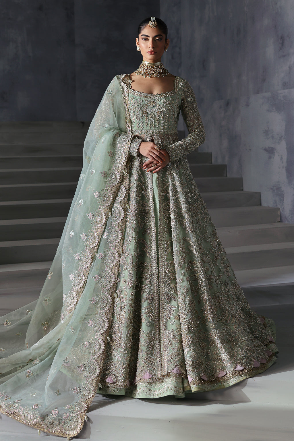 Afrozeh | The Brides Edit 24 | Livia by Afrozeh - Designer Dress  - Type : Ladies Clothes - Available at Libayah - 100% Original 